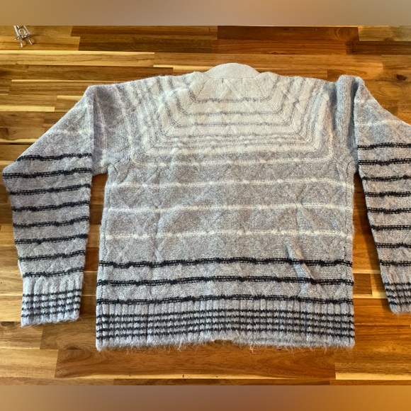 NWT Design 365 Blue Combo Cardi - Picture 5 of 10